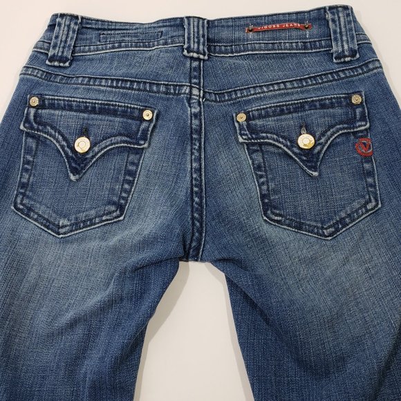Vigoss New York Boot Cut Jeans with Medium Wash and 5 Pocket Design  Sz 5/6 (28) - Picture 4 of 12